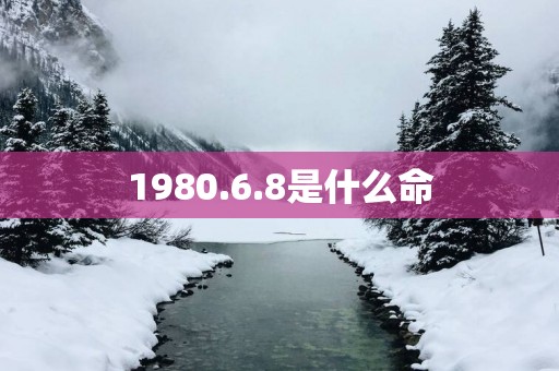 1980.6.8是什么命