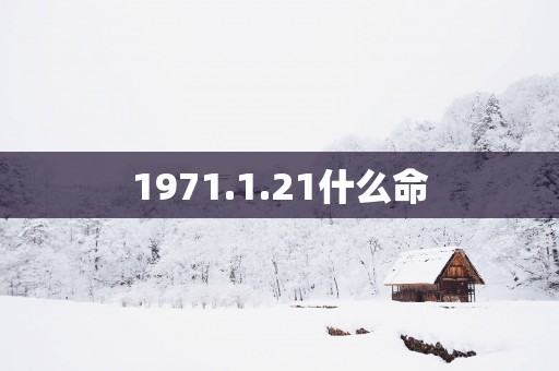 1971.1.21什么命