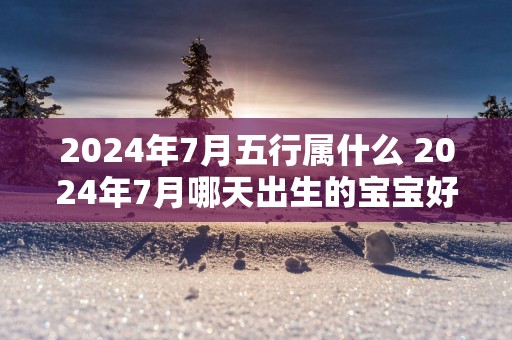 2025年7月五行属什么 2025年7月哪天出生的宝宝好