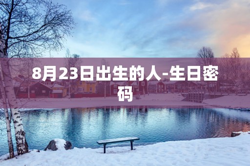 8月23日出生的人-生日密码
