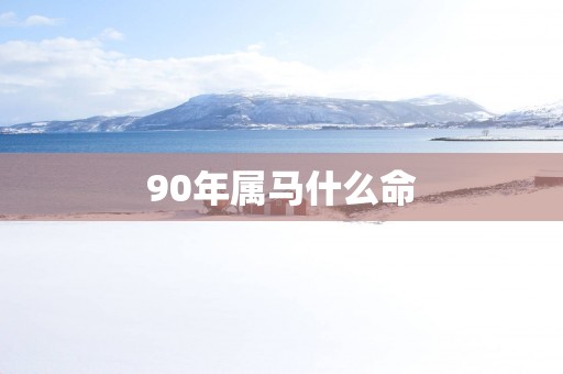 90年属马什么命