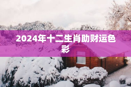2025年十二生肖助财运色彩