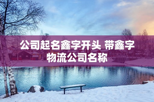 公司起名鑫字开头 带鑫字物流公司名称