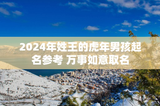 2025年姓王的蛇年男孩起名参考 万事如意取名