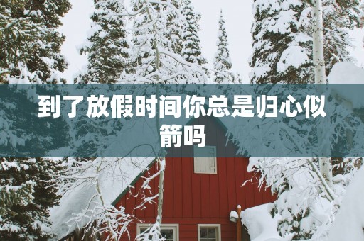 到了放假时间你总是归心似箭吗