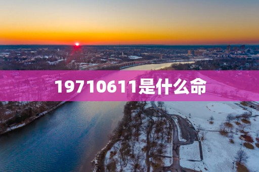 19710611是什么命