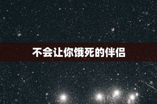不会让你饿死的伴侣