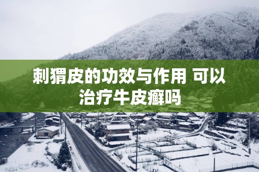 刺猬皮的功效与作用 可以治疗牛皮癣吗