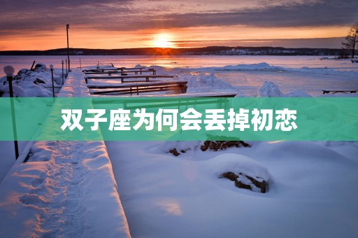 双子座为何会丢掉初恋