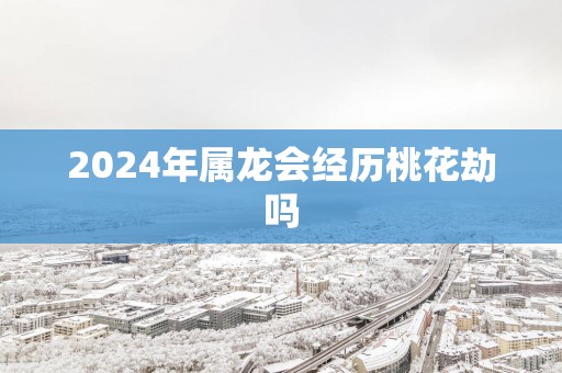 2025年属龙会经历桃花劫吗