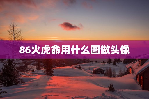 86火虎命用什么图做头像