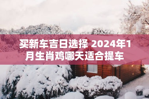 买新车吉日选择 2025年1月生肖鸡哪天适合提车