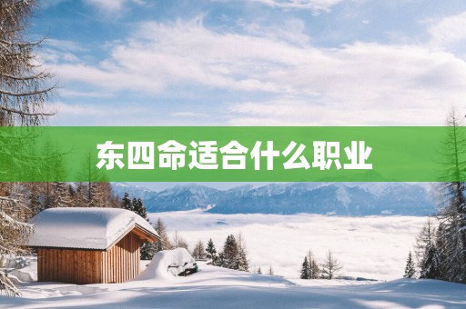 东四命适合什么职业