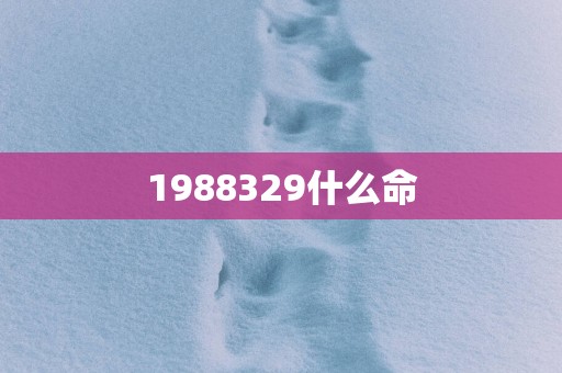 1988329什么命