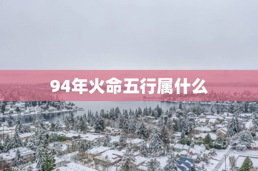94年火命五行属什么
