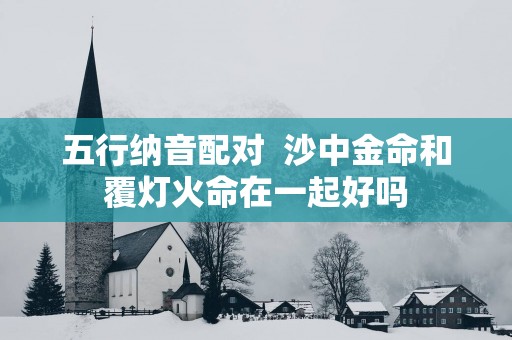 五行纳音配对  沙中金命和覆灯火命在一起好吗