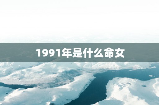 1991年是什么命女