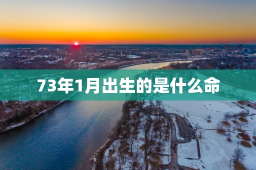 73年1月出生的是什么命