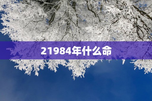 21984年什么命