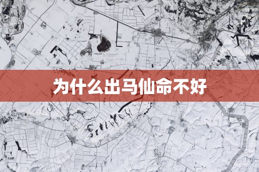 为什么出马仙命不好