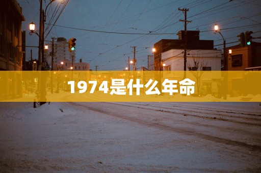 1974是什么年命