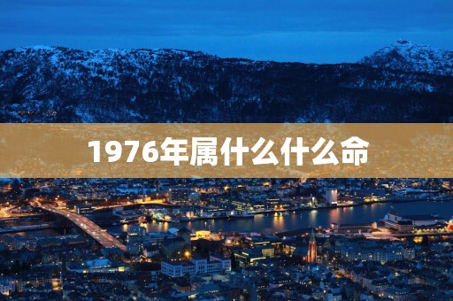 1976年属什么什么命