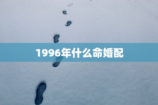 1996年什么命婚配