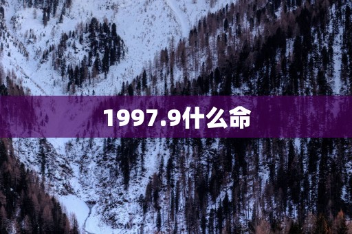 1997.9什么命