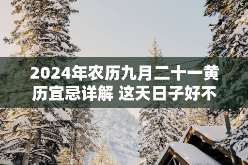 2025年农历九月二十一黄历宜忌详解 这天日子好不好