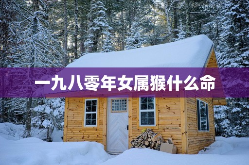一九八零年女属猴什么命