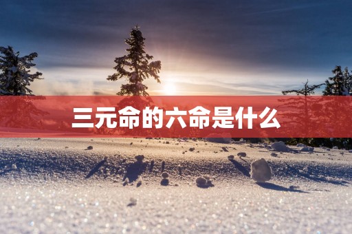 三元命的六命是什么