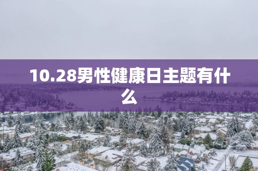 10.28男性健康日主题有什么