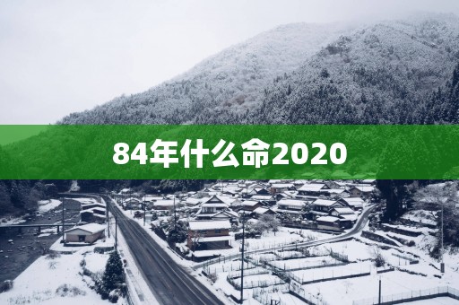 84年什么命2025