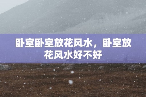 卧室卧室放花风水，卧室放花风水好不好