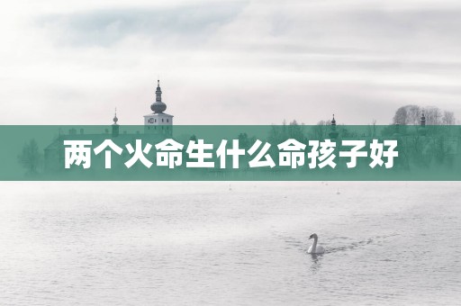 两个火命生什么命孩子好