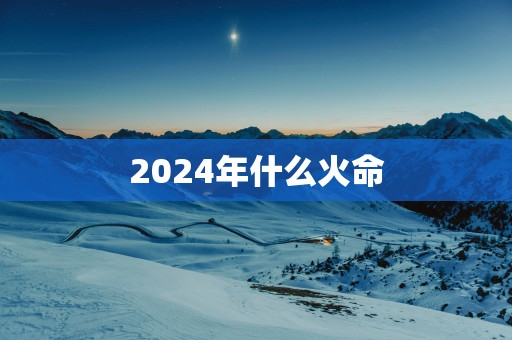 2025年什么火命
