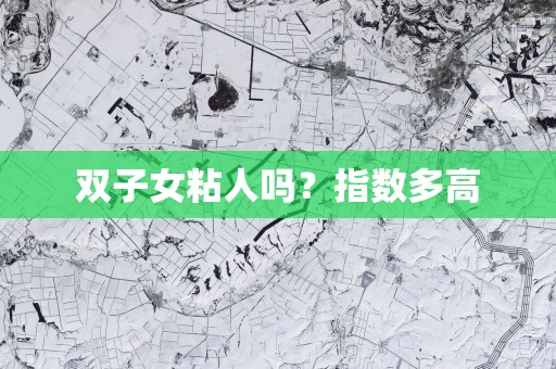 双子女粘人吗？指数多高