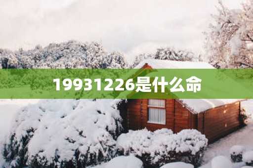 19931226是什么命