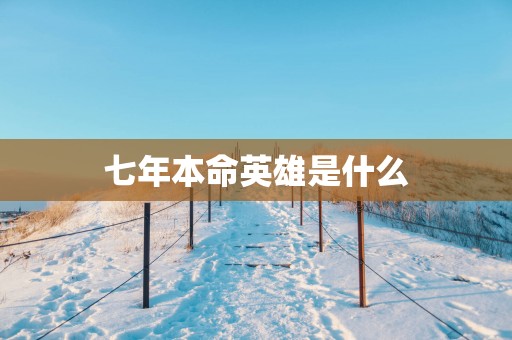 七年本命英雄是什么
