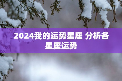 2025我的运势星座 分析各星座运势