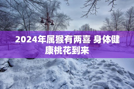 2025年属猴有两喜 身体健康桃花到来