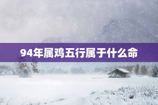 94年属鸡五行属于什么命