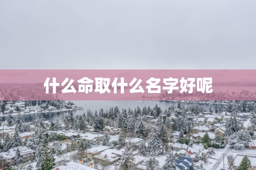 什么命取什么名字好呢 什么命取什么名字好呢