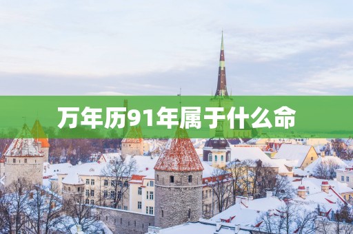 万年历91年属于什么命