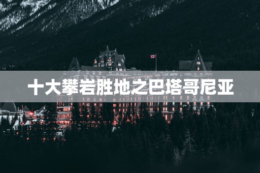 十大攀岩胜地之巴塔哥尼亚