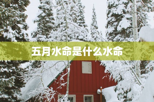 五月水命是什么水命