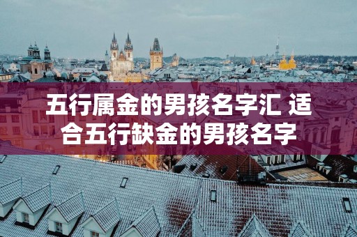 五行属金的男孩名字汇 适合五行缺金的男孩名字