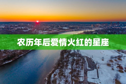农历年后爱情火红的星座