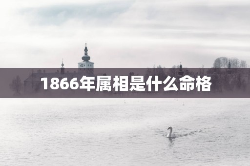 1866年属相是什么命格