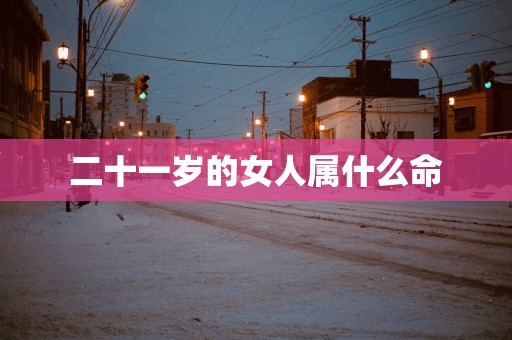 二十一岁的女人属什么命